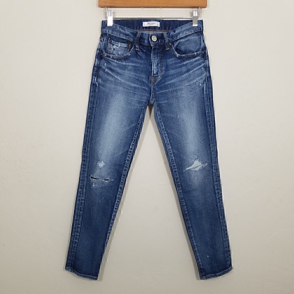 Moussy Vintage MV Lancaster Stretch Skinny Jeans Blue Size 24 - Picture 5 of 12